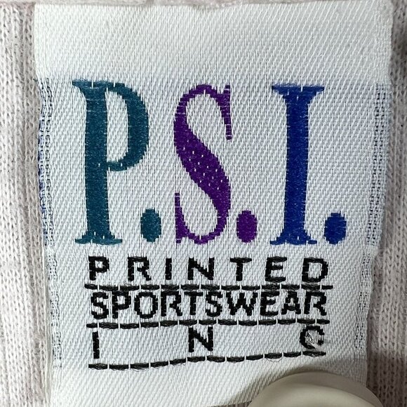 VTG Cotton P.S.I. 2XL Button-Up T-Shirt Embroidered Spring Flowers Easter Bunny - Picture 13 of 16